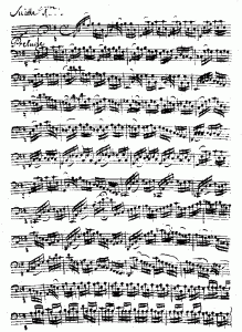 bachs1a Bach's Cello Suite No. 1 in G Major in the "Anna Magdalena" manuscript